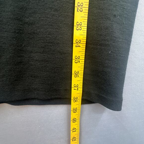 Ann Taylor Knit Sweater Dress 10 Wool Shift Black Career Business Preppy Basic - Picture 16 of 16